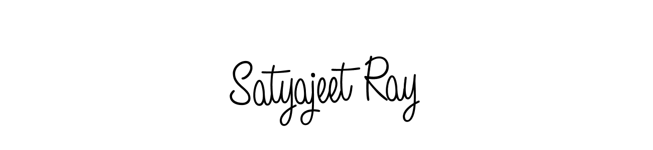 You should practise on your own different ways (Angelique-Rose-font-FFP) to write your name (Satyajeet Ray) in signature. don't let someone else do it for you. Satyajeet Ray signature style 5 images and pictures png