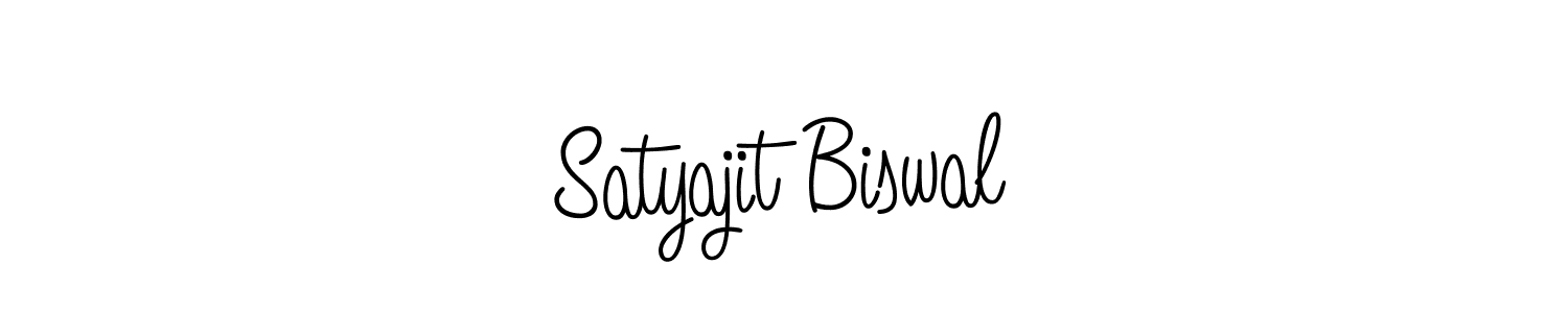 Make a beautiful signature design for name Satyajit Biswal. With this signature (Angelique-Rose-font-FFP) style, you can create a handwritten signature for free. Satyajit Biswal signature style 5 images and pictures png