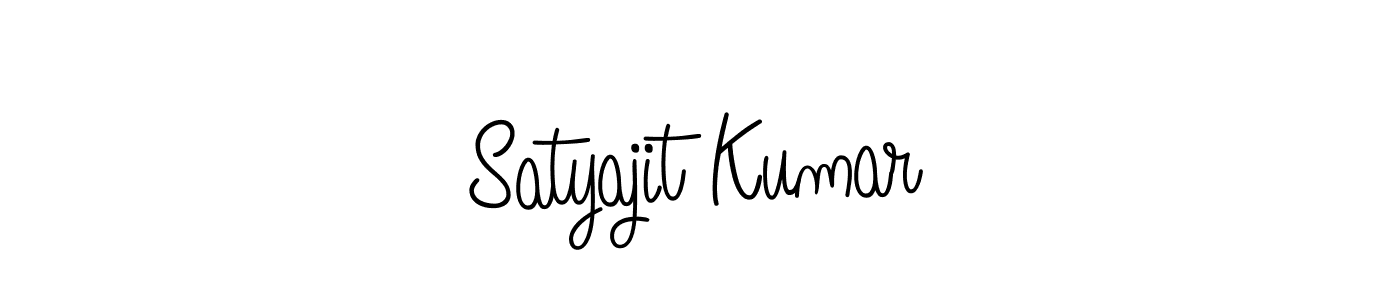 Satyajit Kumar stylish signature style. Best Handwritten Sign (Angelique-Rose-font-FFP) for my name. Handwritten Signature Collection Ideas for my name Satyajit Kumar. Satyajit Kumar signature style 5 images and pictures png