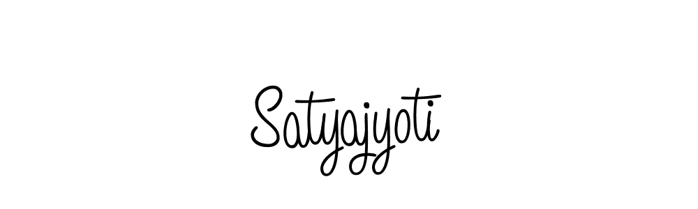 You should practise on your own different ways (Angelique-Rose-font-FFP) to write your name (Satyajyoti) in signature. don't let someone else do it for you. Satyajyoti signature style 5 images and pictures png