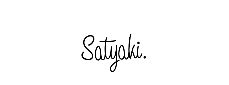 Once you've used our free online signature maker to create your best signature Angelique-Rose-font-FFP style, it's time to enjoy all of the benefits that Satyaki. name signing documents. Satyaki. signature style 5 images and pictures png