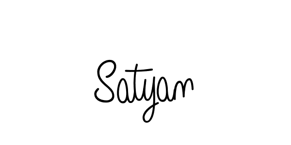 Once you've used our free online signature maker to create your best signature Angelique-Rose-font-FFP style, it's time to enjoy all of the benefits that Satyan name signing documents. Satyan signature style 5 images and pictures png