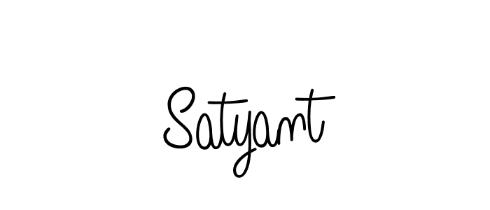 How to make Satyant name signature. Use Angelique-Rose-font-FFP style for creating short signs online. This is the latest handwritten sign. Satyant signature style 5 images and pictures png