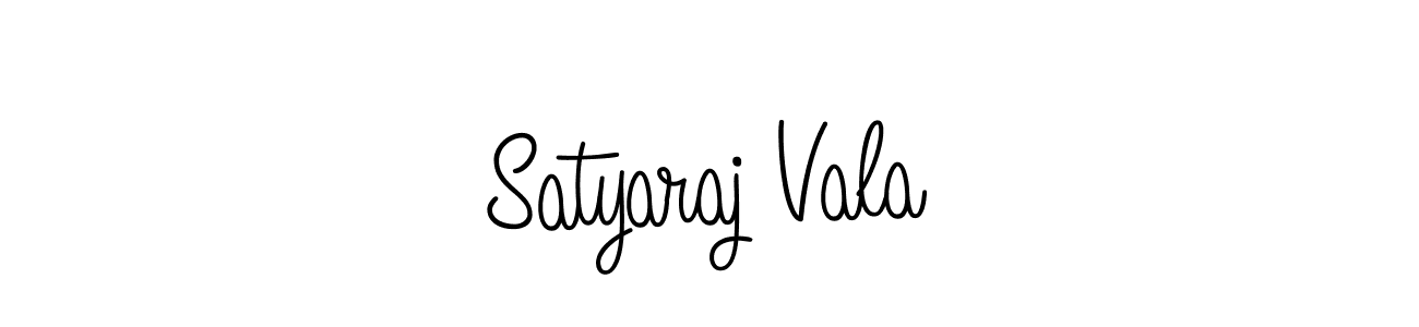 Create a beautiful signature design for name Satyaraj Vala. With this signature (Angelique-Rose-font-FFP) fonts, you can make a handwritten signature for free. Satyaraj Vala signature style 5 images and pictures png