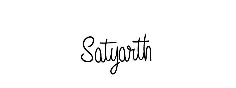 Satyarth stylish signature style. Best Handwritten Sign (Angelique-Rose-font-FFP) for my name. Handwritten Signature Collection Ideas for my name Satyarth. Satyarth signature style 5 images and pictures png