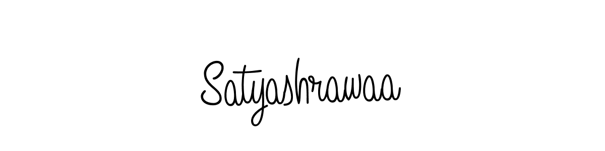 Satyashrawaa stylish signature style. Best Handwritten Sign (Angelique-Rose-font-FFP) for my name. Handwritten Signature Collection Ideas for my name Satyashrawaa. Satyashrawaa signature style 5 images and pictures png