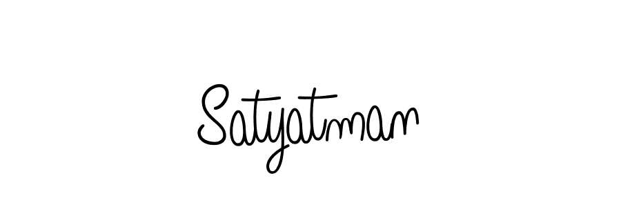 Satyatman stylish signature style. Best Handwritten Sign (Angelique-Rose-font-FFP) for my name. Handwritten Signature Collection Ideas for my name Satyatman. Satyatman signature style 5 images and pictures png