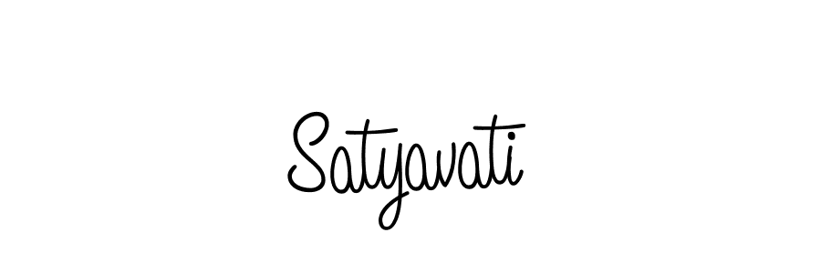 Create a beautiful signature design for name Satyavati. With this signature (Angelique-Rose-font-FFP) fonts, you can make a handwritten signature for free. Satyavati signature style 5 images and pictures png