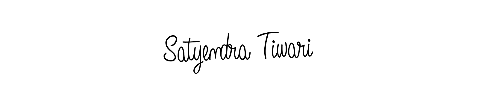 Use a signature maker to create a handwritten signature online. With this signature software, you can design (Angelique-Rose-font-FFP) your own signature for name Satyendra Tiwari. Satyendra Tiwari signature style 5 images and pictures png