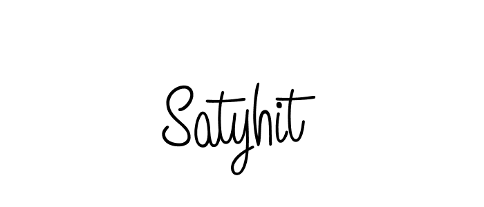 Design your own signature with our free online signature maker. With this signature software, you can create a handwritten (Angelique-Rose-font-FFP) signature for name Satyhit. Satyhit signature style 5 images and pictures png