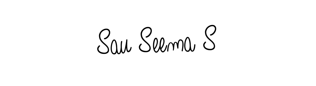 Once you've used our free online signature maker to create your best signature Angelique-Rose-font-FFP style, it's time to enjoy all of the benefits that Sau Seema S name signing documents. Sau Seema S signature style 5 images and pictures png