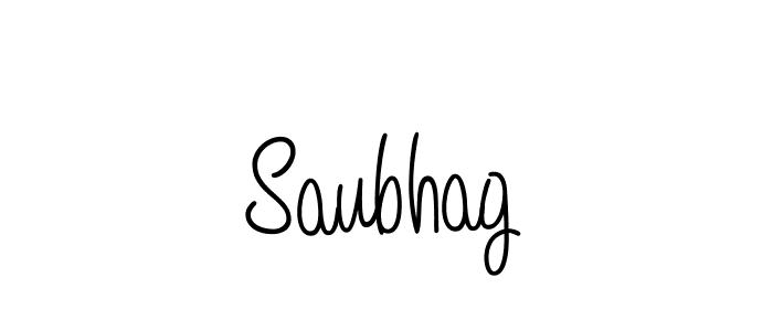 Saubhag stylish signature style. Best Handwritten Sign (Angelique-Rose-font-FFP) for my name. Handwritten Signature Collection Ideas for my name Saubhag. Saubhag signature style 5 images and pictures png