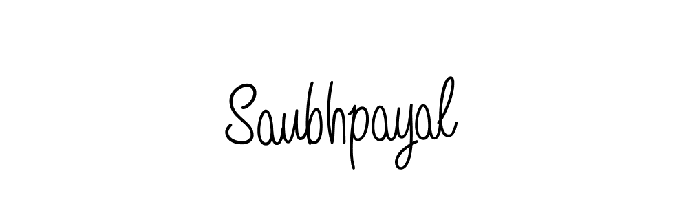 How to make Saubhpayal name signature. Use Angelique-Rose-font-FFP style for creating short signs online. This is the latest handwritten sign. Saubhpayal signature style 5 images and pictures png