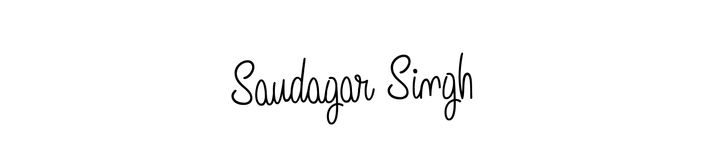Make a beautiful signature design for name Saudagar Singh. Use this online signature maker to create a handwritten signature for free. Saudagar Singh signature style 5 images and pictures png
