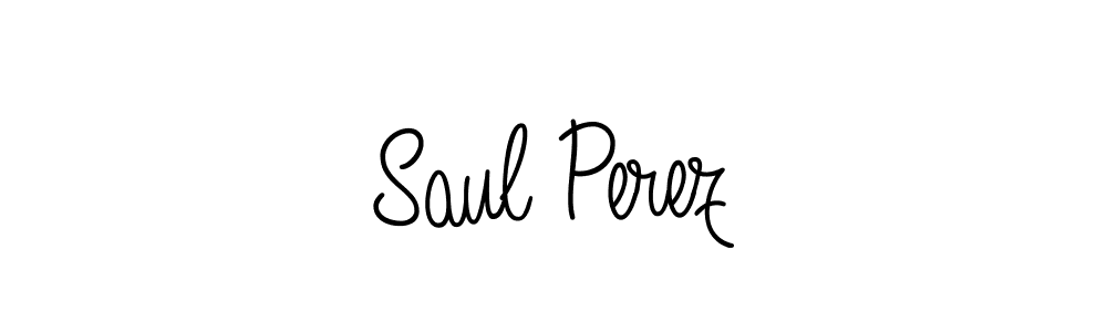 Make a beautiful signature design for name Saul Perez. With this signature (Angelique-Rose-font-FFP) style, you can create a handwritten signature for free. Saul Perez signature style 5 images and pictures png