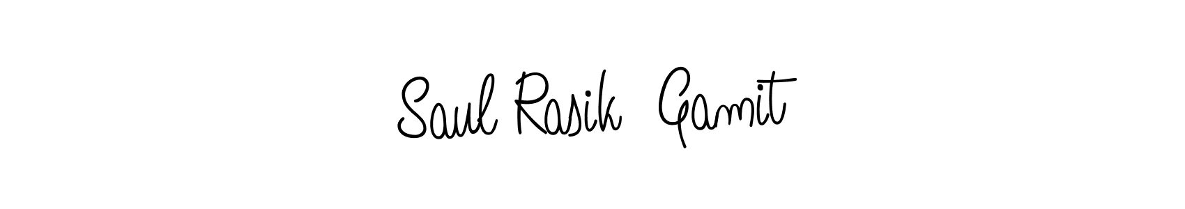 if you are searching for the best signature style for your name Saul Rasik  Gamit. so please give up your signature search. here we have designed multiple signature styles  using Angelique-Rose-font-FFP. Saul Rasik  Gamit signature style 5 images and pictures png
