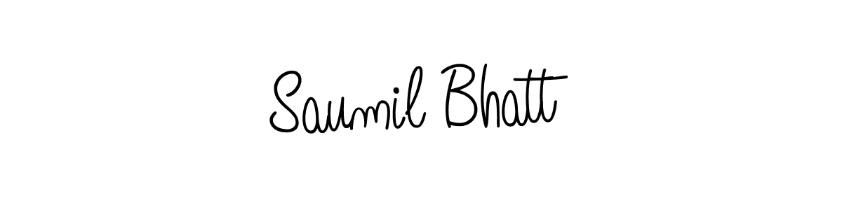 Once you've used our free online signature maker to create your best signature Angelique-Rose-font-FFP style, it's time to enjoy all of the benefits that Saumil Bhatt name signing documents. Saumil Bhatt signature style 5 images and pictures png