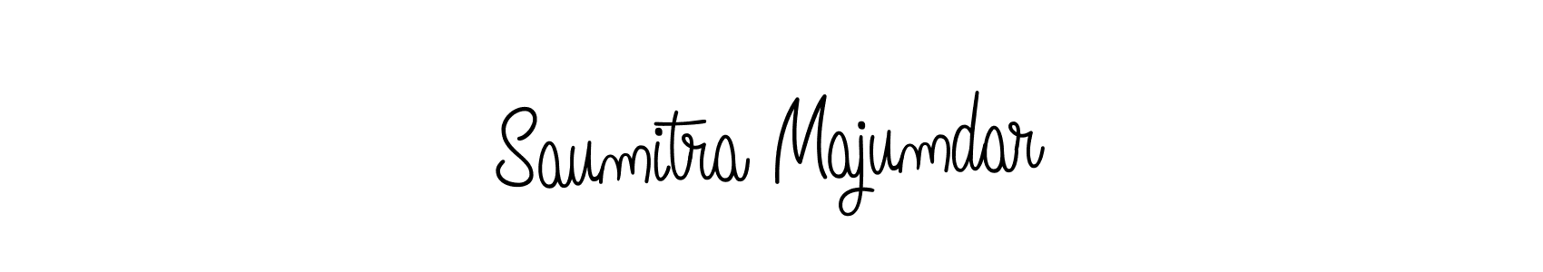 Use a signature maker to create a handwritten signature online. With this signature software, you can design (Angelique-Rose-font-FFP) your own signature for name Saumitra Majumdar. Saumitra Majumdar signature style 5 images and pictures png