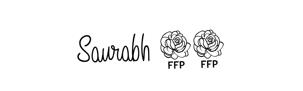 Design your own signature with our free online signature maker. With this signature software, you can create a handwritten (Angelique-Rose-font-FFP) signature for name Saurabh 03. Saurabh 03 signature style 5 images and pictures png