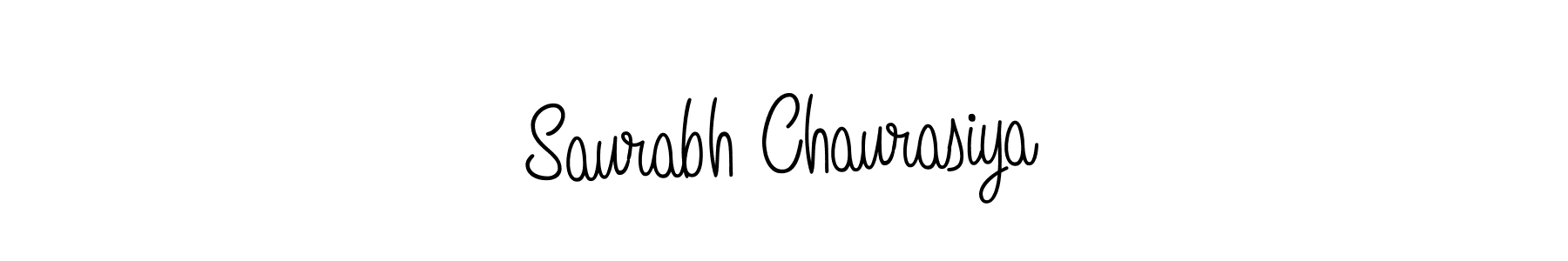 Design your own signature with our free online signature maker. With this signature software, you can create a handwritten (Angelique-Rose-font-FFP) signature for name Saurabh Chaurasiya. Saurabh Chaurasiya signature style 5 images and pictures png