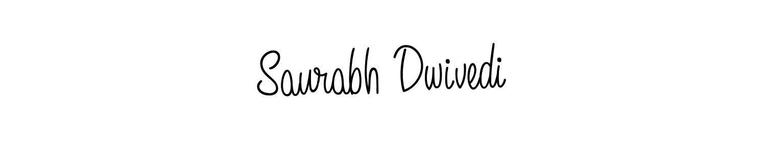 You should practise on your own different ways (Angelique-Rose-font-FFP) to write your name (Saurabh Dwivedi) in signature. don't let someone else do it for you. Saurabh Dwivedi signature style 5 images and pictures png