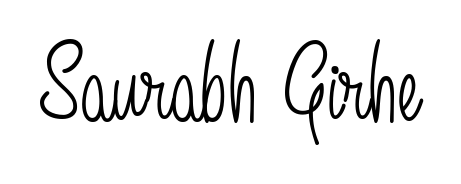 Use a signature maker to create a handwritten signature online. With this signature software, you can design (Angelique-Rose-font-FFP) your own signature for name Saurabh Girhe. Saurabh Girhe signature style 5 images and pictures png