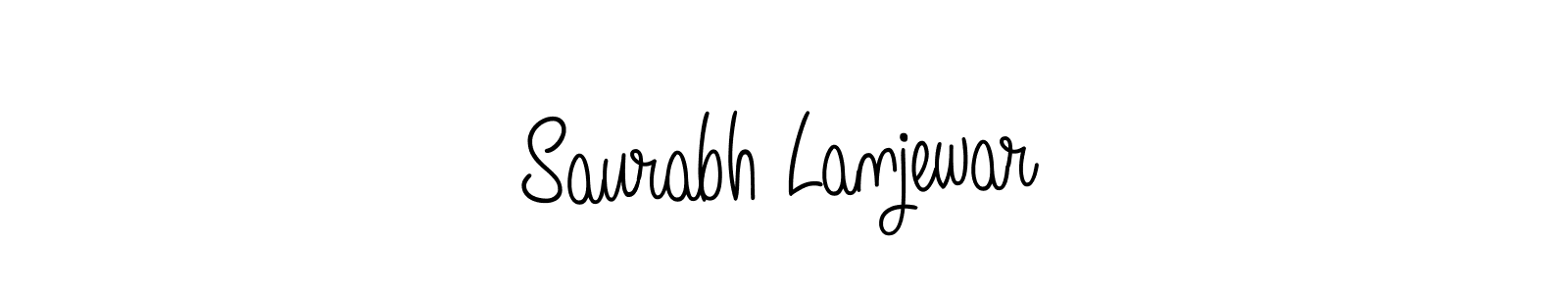 if you are searching for the best signature style for your name Saurabh Lanjewar. so please give up your signature search. here we have designed multiple signature styles  using Angelique-Rose-font-FFP. Saurabh Lanjewar signature style 5 images and pictures png