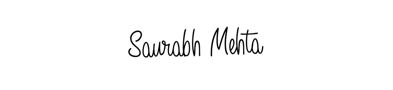 Make a beautiful signature design for name Saurabh Mehta. With this signature (Angelique-Rose-font-FFP) style, you can create a handwritten signature for free. Saurabh Mehta signature style 5 images and pictures png