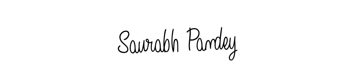 The best way (Angelique-Rose-font-FFP) to make a short signature is to pick only two or three words in your name. The name Saurabh Pandey include a total of six letters. For converting this name. Saurabh Pandey signature style 5 images and pictures png