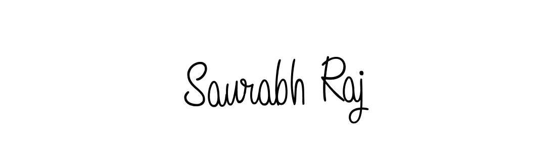 How to make Saurabh Raj name signature. Use Angelique-Rose-font-FFP style for creating short signs online. This is the latest handwritten sign. Saurabh Raj signature style 5 images and pictures png