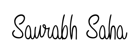 A sleek calligraphic signature for name Saurabh Saha utilizing Angelique-Rose-font-FFP styling. Great for adding personal signatures to photos and art. Saurabh Saha signature style 5 images and pictures png