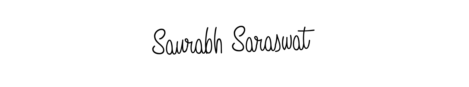 Saurabh Saraswat stylish signature style. Best Handwritten Sign (Angelique-Rose-font-FFP) for my name. Handwritten Signature Collection Ideas for my name Saurabh Saraswat. Saurabh Saraswat signature style 5 images and pictures png
