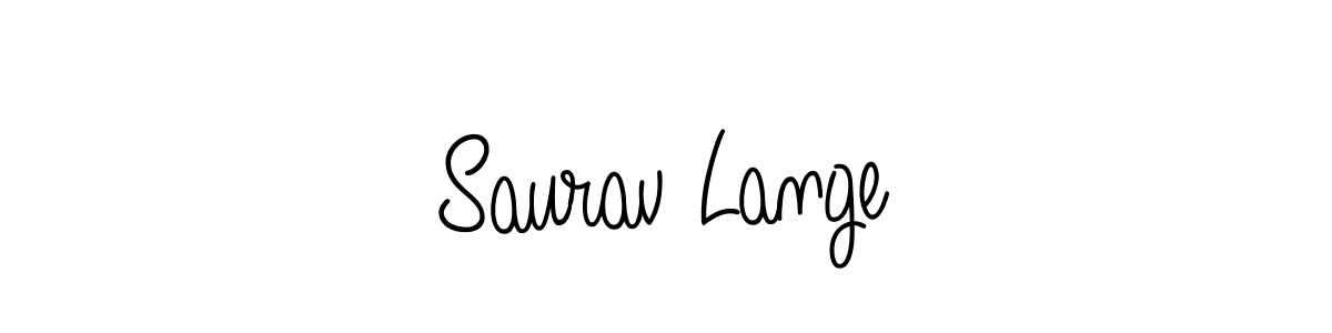 Here are the top 10 professional signature styles for the name Saurav Lange. These are the best autograph styles you can use for your name. Saurav Lange signature style 5 images and pictures png