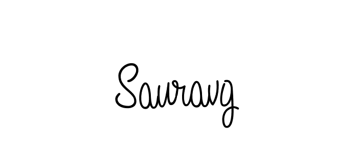 Make a beautiful signature design for name Sauravg. With this signature (Angelique-Rose-font-FFP) style, you can create a handwritten signature for free. Sauravg signature style 5 images and pictures png