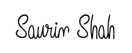 Discover the perfect balance of readability and style for Saurin Shah with Angelique-Rose-font-FFP font. Create your dream signature today. Saurin Shah signature style 5 images and pictures png