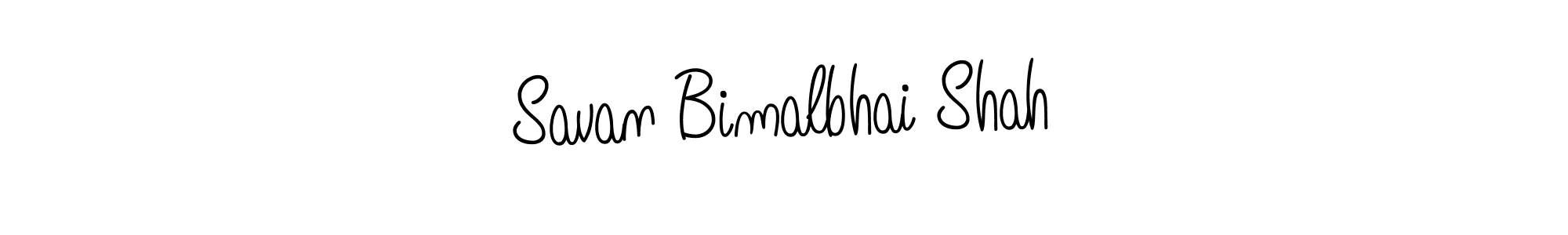 Make a short Savan Bimalbhai Shah signature style. Manage your documents anywhere anytime using Angelique-Rose-font-FFP. Create and add eSignatures, submit forms, share and send files easily. Savan Bimalbhai Shah signature style 5 images and pictures png