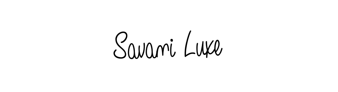 Similarly Angelique-Rose-font-FFP is the best handwritten signature design. Signature creator online .You can use it as an online autograph creator for name Savani Luxe. Savani Luxe signature style 5 images and pictures png