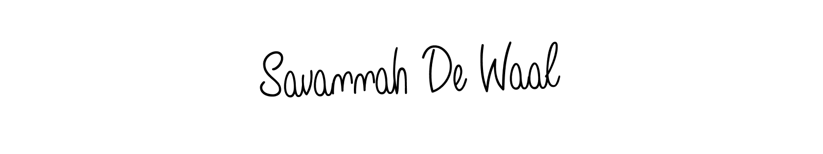 It looks lik you need a new signature style for name Savannah De Waal. Design unique handwritten (Angelique-Rose-font-FFP) signature with our free signature maker in just a few clicks. Savannah De Waal signature style 5 images and pictures png