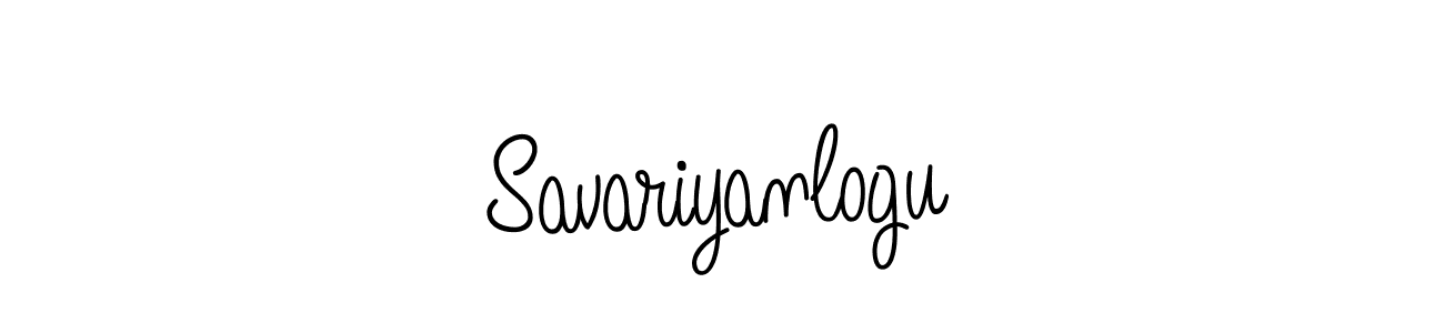 How to make Savariyanlogu name signature. Use Angelique-Rose-font-FFP style for creating short signs online. This is the latest handwritten sign. Savariyanlogu signature style 5 images and pictures png