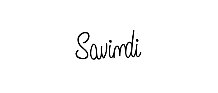 How to make Savindi signature? Angelique-Rose-font-FFP is a professional autograph style. Create handwritten signature for Savindi name. Savindi signature style 5 images and pictures png