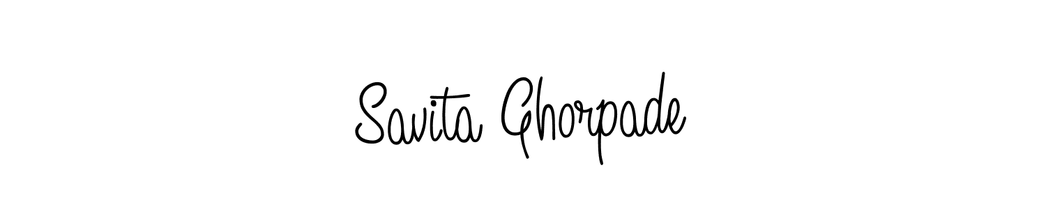 It looks lik you need a new signature style for name Savita Ghorpade. Design unique handwritten (Angelique-Rose-font-FFP) signature with our free signature maker in just a few clicks. Savita Ghorpade signature style 5 images and pictures png