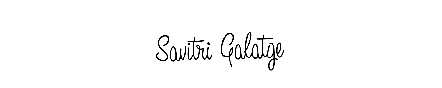 Design your own signature with our free online signature maker. With this signature software, you can create a handwritten (Angelique-Rose-font-FFP) signature for name Savitri Galatge. Savitri Galatge signature style 5 images and pictures png