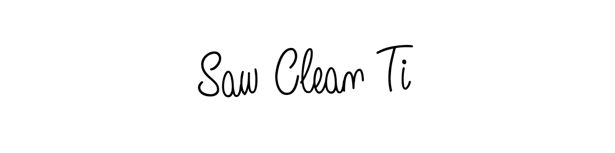 Make a beautiful signature design for name Saw Clean Ti. Use this online signature maker to create a handwritten signature for free. Saw Clean Ti signature style 5 images and pictures png