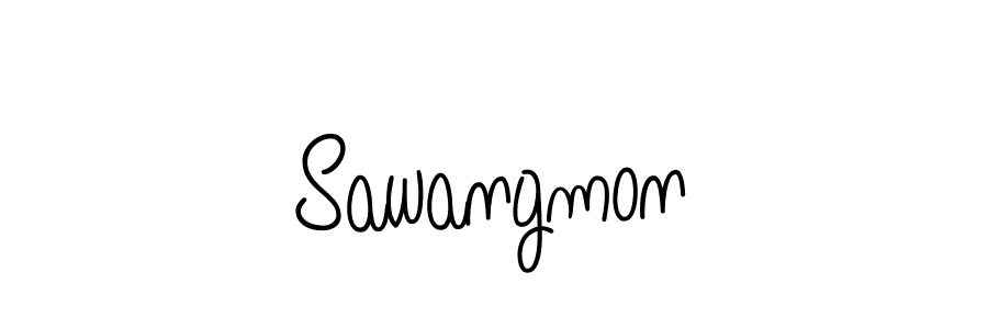 Best and Professional Signature Style for Sawangmon. Angelique-Rose-font-FFP Best Signature Style Collection. Sawangmon signature style 5 images and pictures png