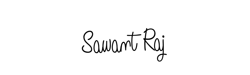 Use a signature maker to create a handwritten signature online. With this signature software, you can design (Angelique-Rose-font-FFP) your own signature for name Sawant Raj. Sawant Raj signature style 5 images and pictures png