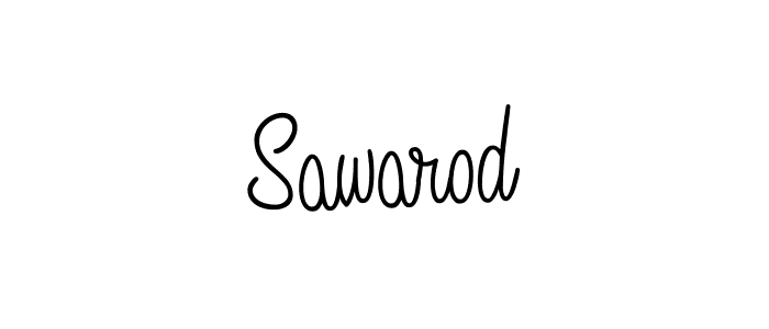 The best way (Angelique-Rose-font-FFP) to make a short signature is to pick only two or three words in your name. The name Sawarod include a total of six letters. For converting this name. Sawarod signature style 5 images and pictures png
