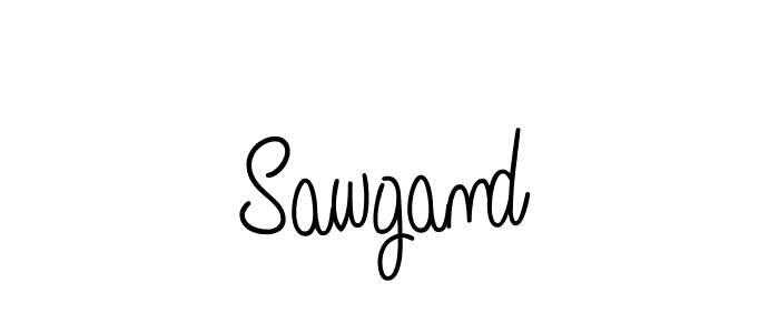 Sawgand stylish signature style. Best Handwritten Sign (Angelique-Rose-font-FFP) for my name. Handwritten Signature Collection Ideas for my name Sawgand. Sawgand signature style 5 images and pictures png