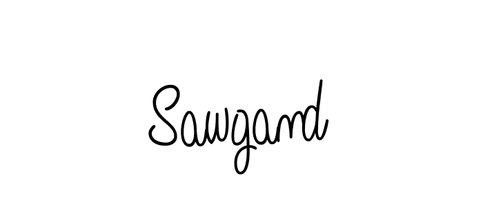 Use a signature maker to create a handwritten signature online. With this signature software, you can design (Angelique-Rose-font-FFP) your own signature for name Sawgand. Sawgand signature style 5 images and pictures png