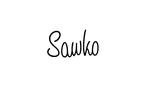 How to Draw Sawko signature style? Angelique-Rose-font-FFP is a latest design signature styles for name Sawko. Sawko signature style 5 images and pictures png