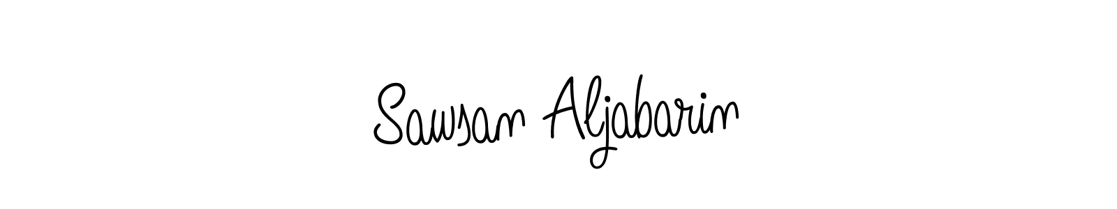 Make a beautiful signature design for name Sawsan Aljabarin. Use this online signature maker to create a handwritten signature for free. Sawsan Aljabarin signature style 5 images and pictures png